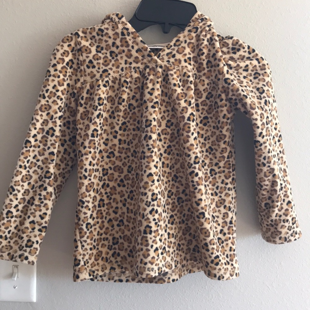 Jumping bean cheetah print jacket with hood 6